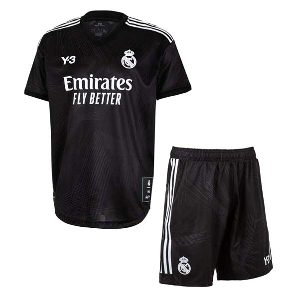 Trikot Real Madrid Y-3 Kinder 2022 Schwarz